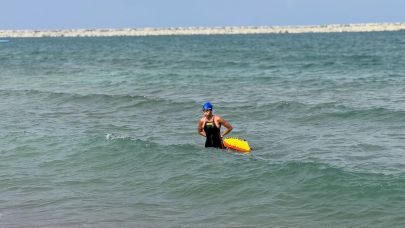 Gökçeada’da 4. Açık Deniz Yüzme Maratonu tamamlandı