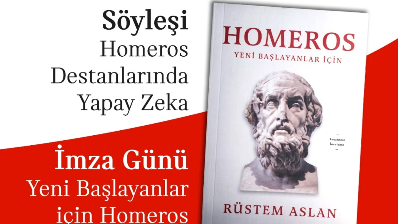Prof. Dr. Rüstem Aslan “Yeni Başlayanlar için Homeros” kitabını MAHAL’de tanıtacak