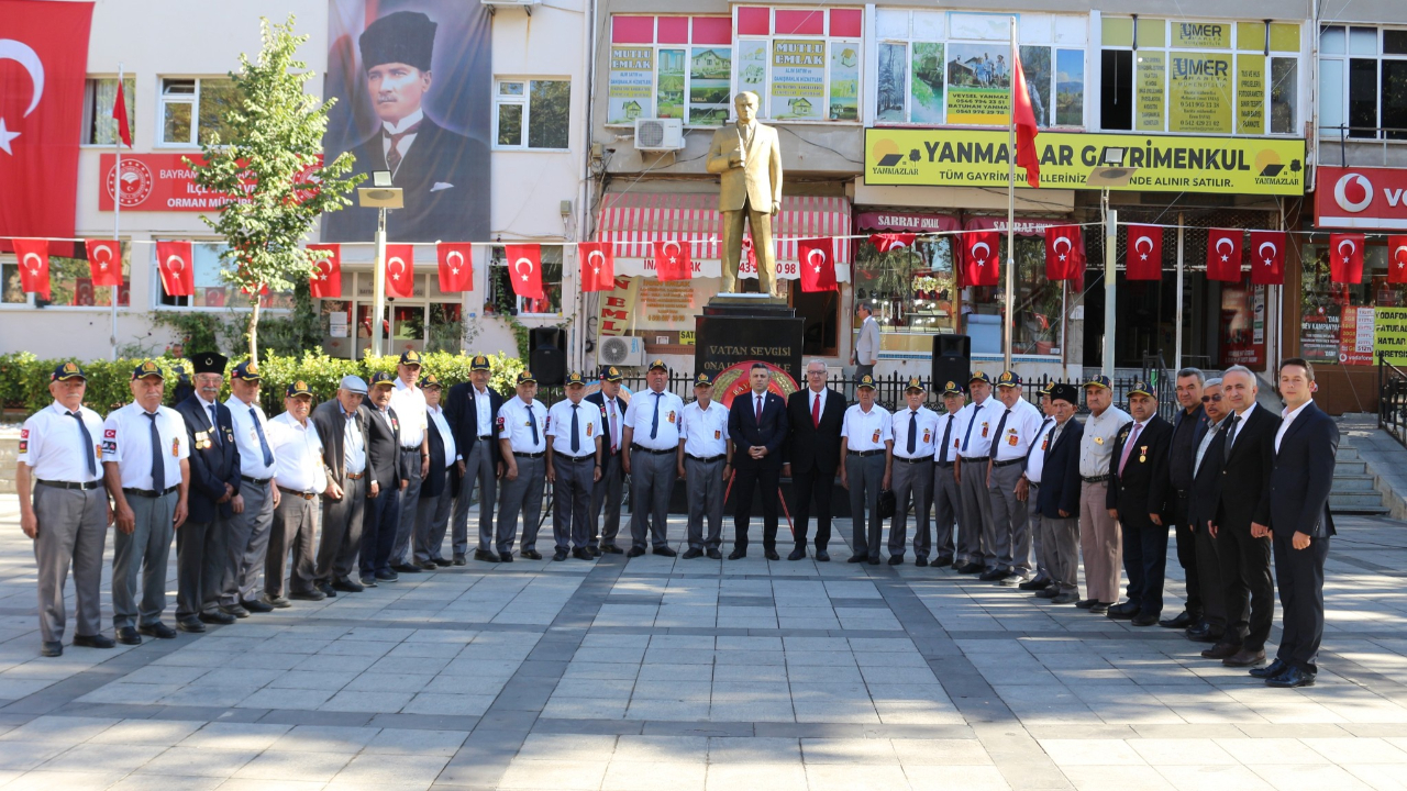 19 Eylül Gaziler Günü Bayramiç’te Törenle Kutlandı