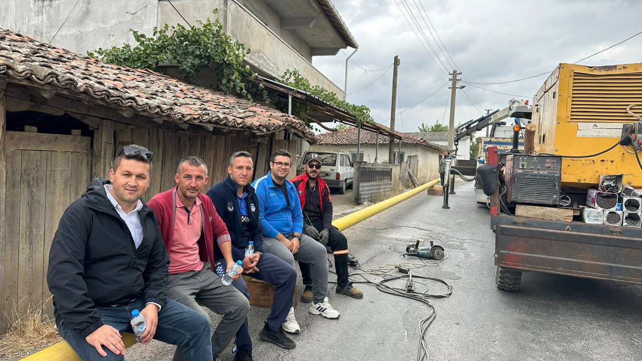 Terzialan’da doğalgaz çalışmaları