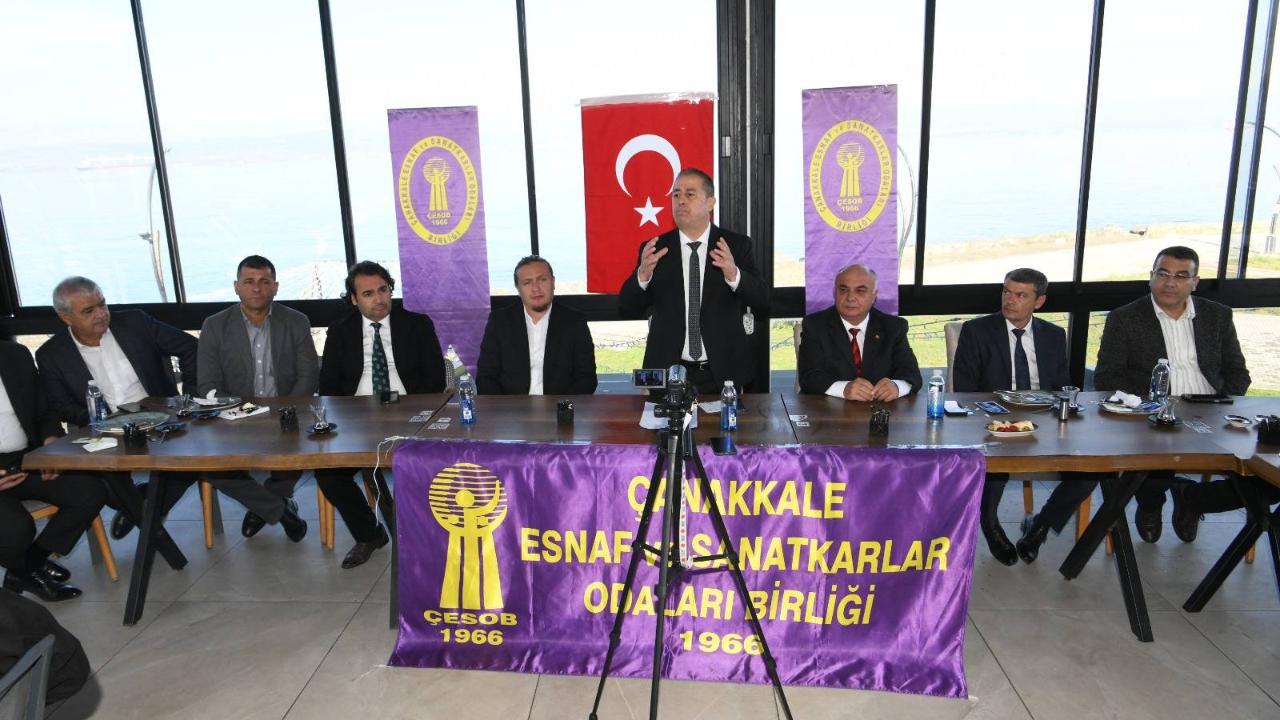 Çanakkale Esnaf Birlikleri Lapseki'de Toplandı! Yerel Sorunlar ve Afet Bilinci Masaya Yatırıldı!