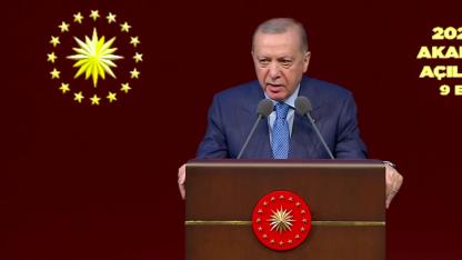 Cumhurbaşkanı Erdoğan, Yükseköğretim Açılış Töreninde konuştu