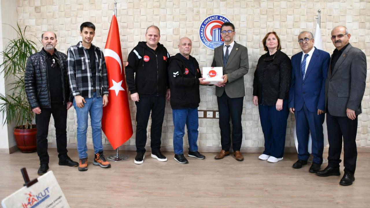 İHAKUT’tan ÇOMÜ’ye Ziyaret: “Hayat İçin Havadayız”