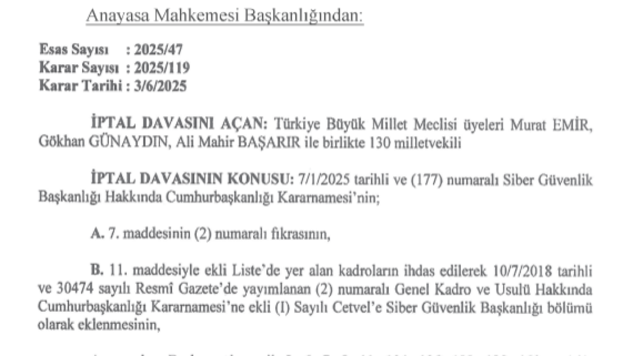 Türkiye'nin Gündemine Bomba Gibi Düşen Karar: Siber Güvenlik Başkanlığı'nın Gizemli Yetkileri Tartışma Konusu Oldu!