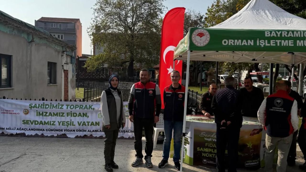 Bayramiç'te Yeşil Vatan için El Ele çağrısı