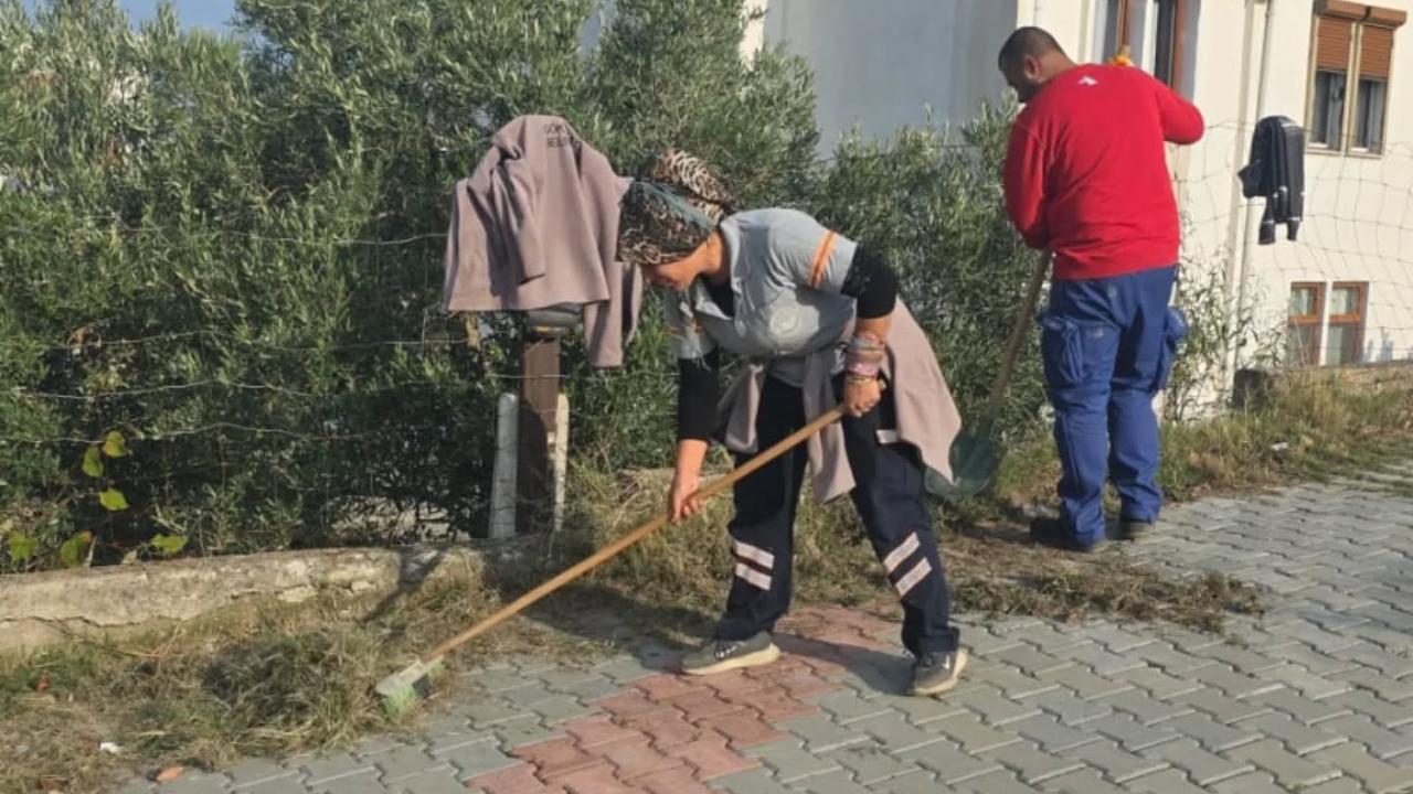 Gökçeada'da yollar temizlendi