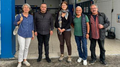 Küçükkuyu Kent Konseyi’nden TARİŞ Müdürü Ümit Karagöz’e ziyaret