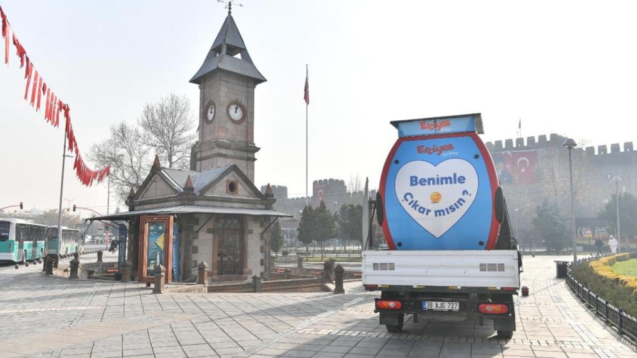 Erciyes A.Ş.'den dikkat çeken uygulama: 'Benimle çıkar mısın?'