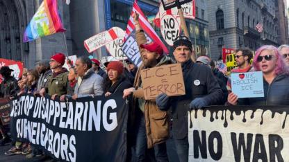 New York’ta binlerce kişiden ICE’a tepki yürüyüşü