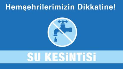 Çanakkale'de su kesintisi