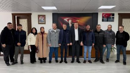 Başkan Öztürk esnaf heyetini ağırladı