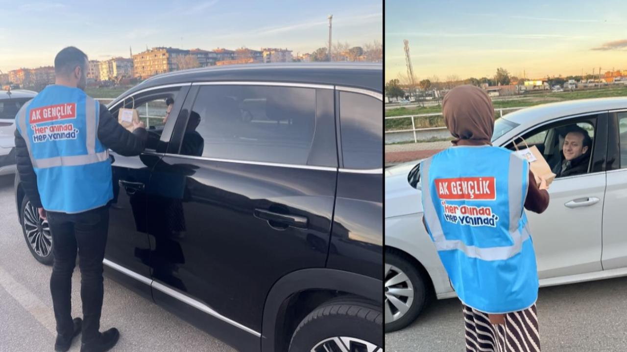 AK Gençlik’ten "İftara 5 Kala" dokunuşu