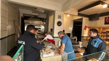 Eceabat'ta fırın denetimi