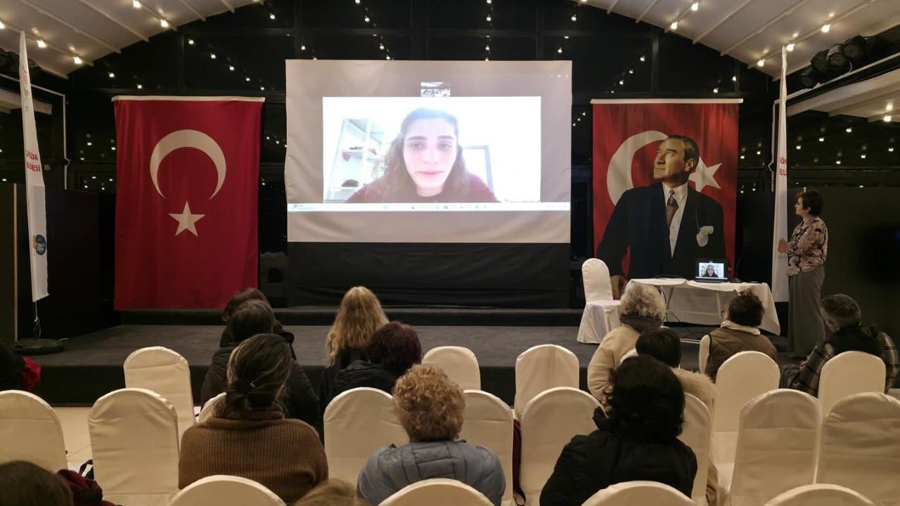 Gökçeada'da 8 Mart dayanışması