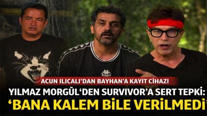 Yılmaz Morgül’den Acun Ilıcalı’ya Survivor Tepkisi: "Bana Kalem Vermediniz, Bayhan’a Kayıt Cihazı!"
