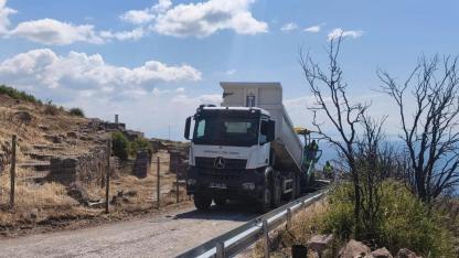 Assos Antik Liman Yolunda Çalışmalar Başladı