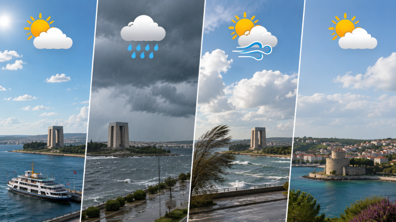 Bayramda Çanakkale’de Hava Nasıl Olacak? Meteoroloji Uyardı: O Gün Dışarı Çıkacaklar Dikkat!