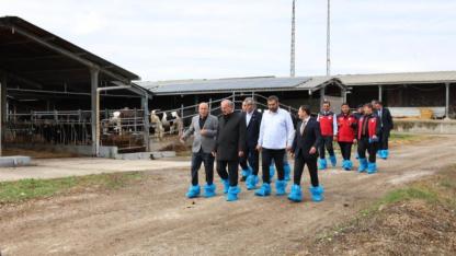 Biga’daki modern tesis hayvancılıkta örnek oldu