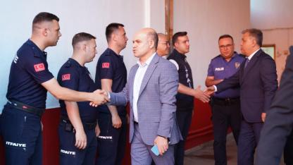 Çan’da Bayram Mesaisi Dikkat Çekti… Protokolün İlk Durağı Görev Başındaki Ekipler Oldu