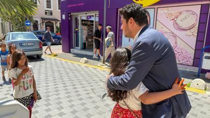 Başkan Gürel Küçükkuyulular ile bayramlaştı