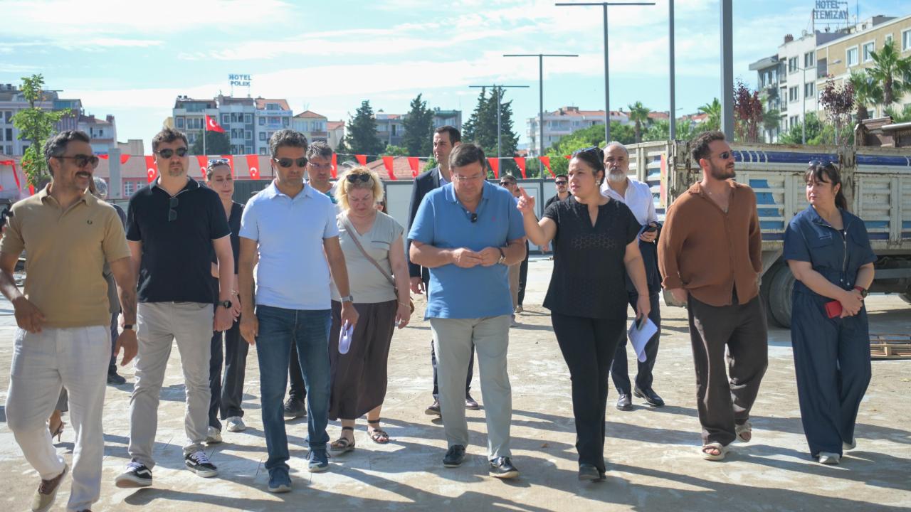 Başkan Erkek sahaya indi, projeleri yerinde inceledi