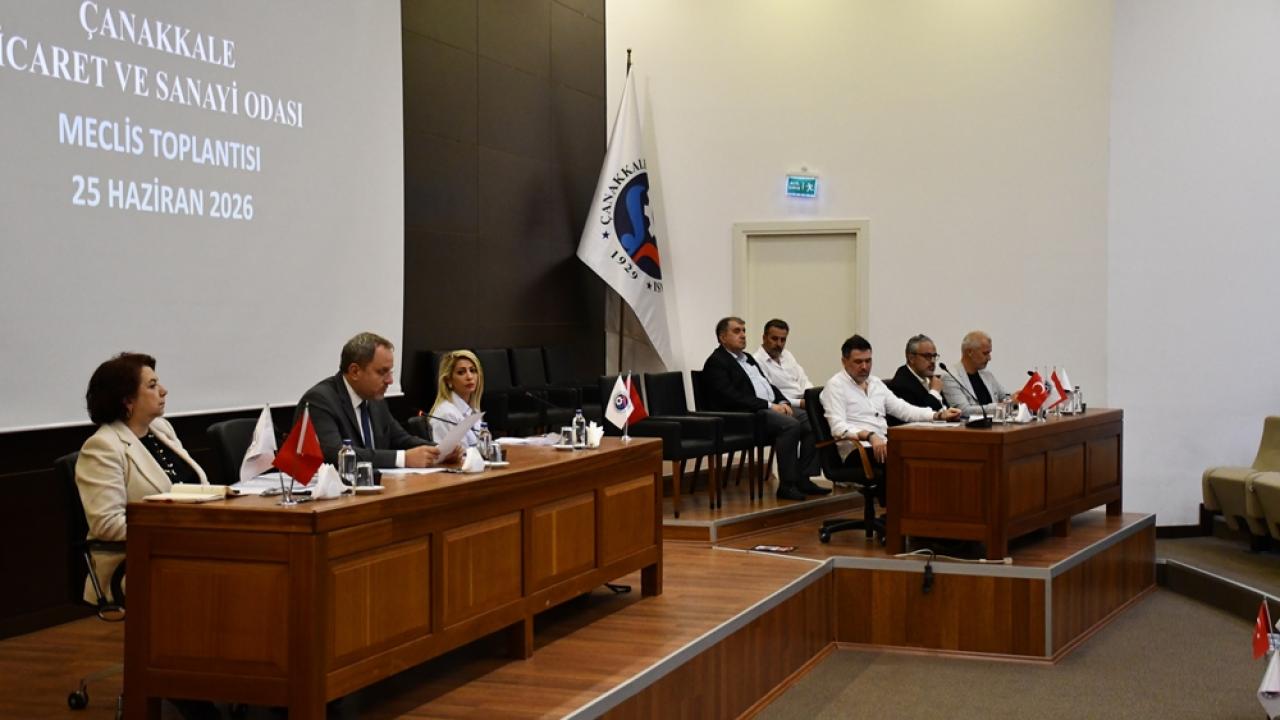 ÇTSO Haziran Meclisi: Ekonomi, Limni Hattı ve Çanakkale’nin Yatırım Vizyonu Masadaydı