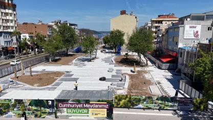 Cumhuriyet Meydanı 2. Etap Düzenleme Çalışmalarında Sona Yaklaşıldı