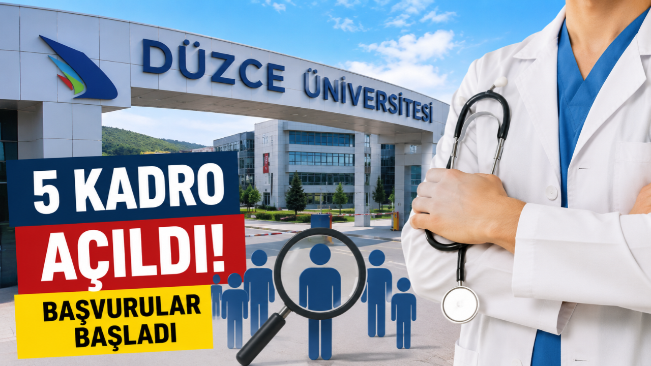 Düzce’de Kritik İlan: 5 Kadro Açıldı! Adaylar Detayı Görünce Şaşıracak