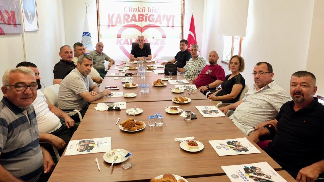 Karabiga’da dikkat çeken toplantı! Her ay yapılıyor ama bu kez konuşulanlar farklı