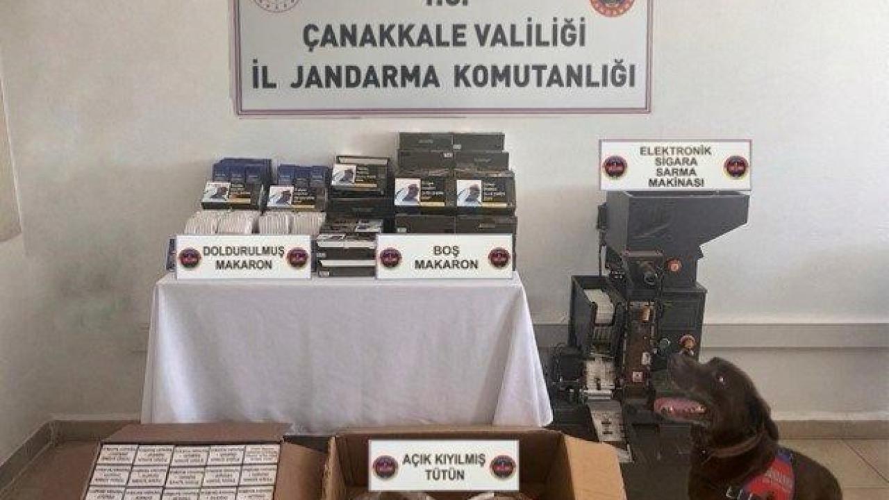 Lapseki'de Kaçakçılık Operasyonu! 23 Bin Adet Ele Geçirildi