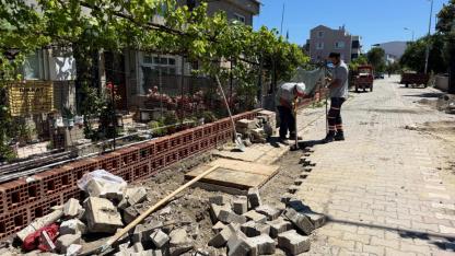 Lapseki’nin her noktasında çalışma var