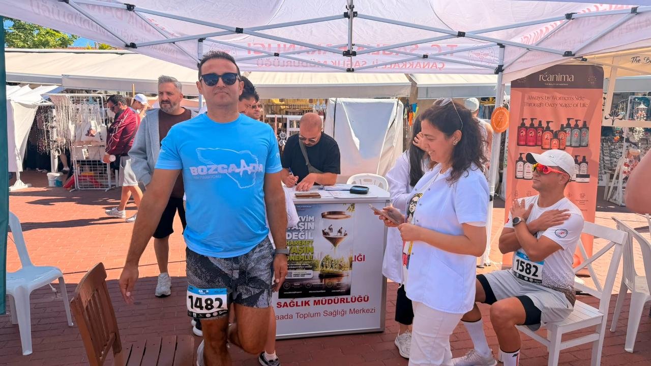 Maratonda Sağlık Standına Yoğun İlgi… “Hareket Yaşını” Öğrenen Şaşırdı