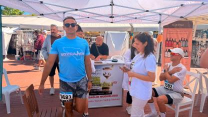 Maratonda Sağlık Standına Yoğun İlgi… “Hareket Yaşını” Öğrenen Şaşırdı