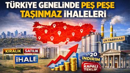 Milyonluk İhaleler Peş Peşe Geldi! Belediyeler Dev Satış ve Kiralama İçin Düğmeye Bastı