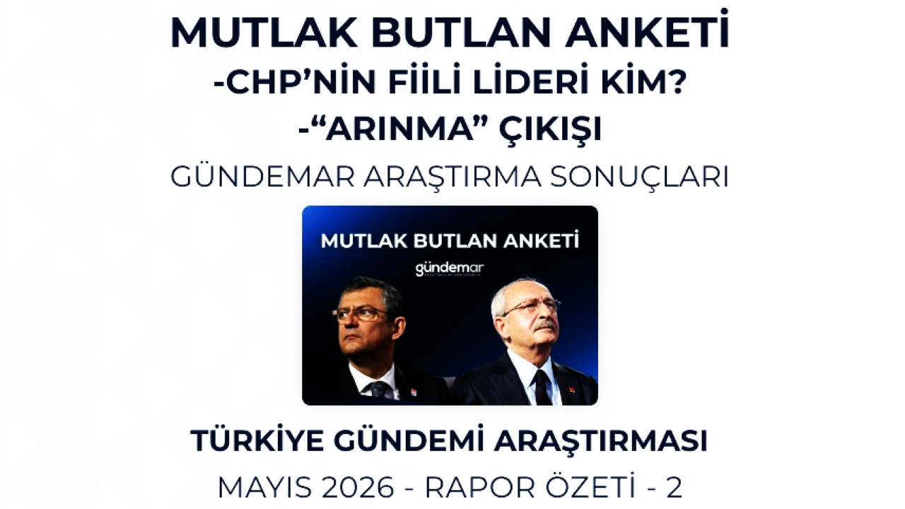 Mutlak Butlan Sonrası İlk Tablo: Seçmenin Çoğunluğu Ne Diyor ?