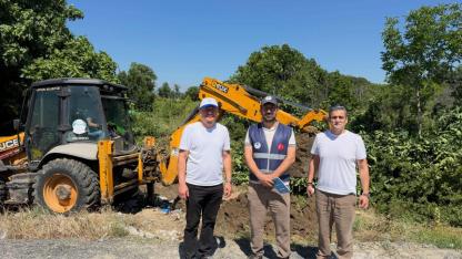 Lapseki’de Yılların Altyapı Sorununa Neşter