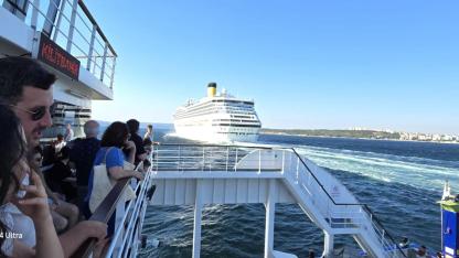 Costa Fortuna ve MSC PORTO III Çanakkale Boğazı’ndan Geçti