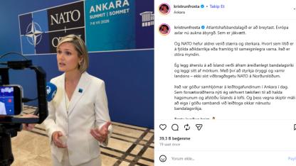 Ankara'da Ezber Bozan Kuzeyli: NATO'nun En Genç Lideri Kristrún Frostadóttir'in Külliye'deki Şaşkınlığı Dünyayı Konuşturuyor