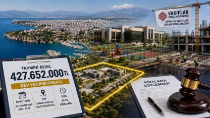 Antalya’daki Dev İhale Dikkat Çekti! 427 Milyonluk Proje İçin Geri Sayım…