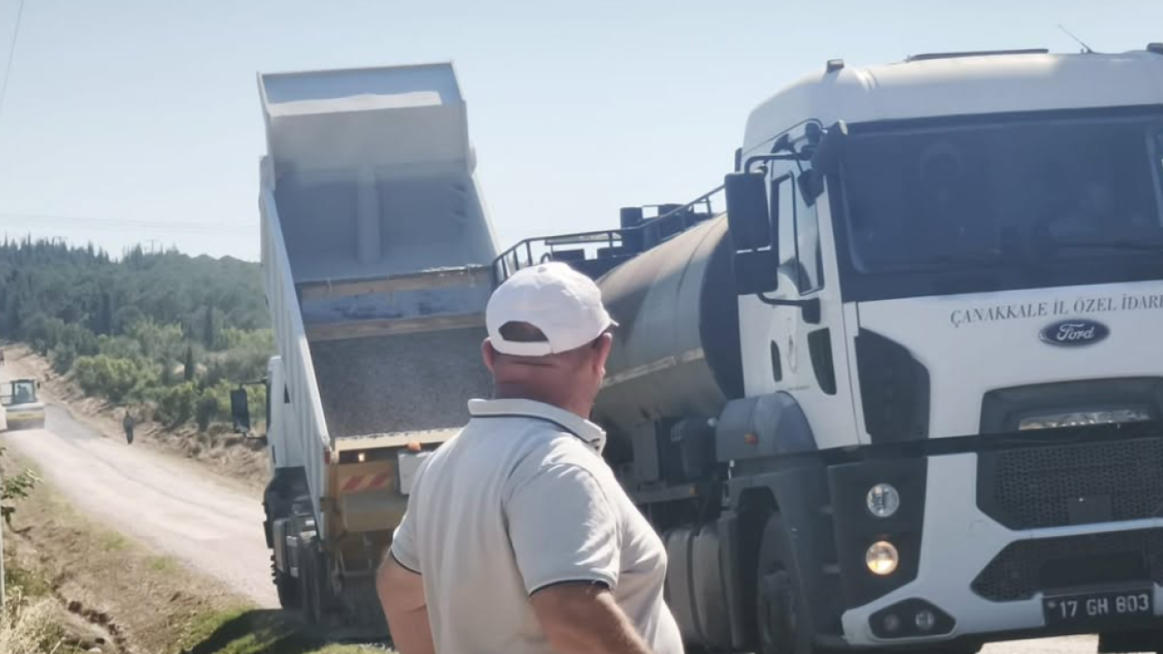 Biga’da 4 Kilometrelik Yol Tamamlandı!