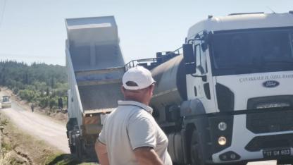 Biga’da 4 Kilometrelik Yol Tamamlandı!