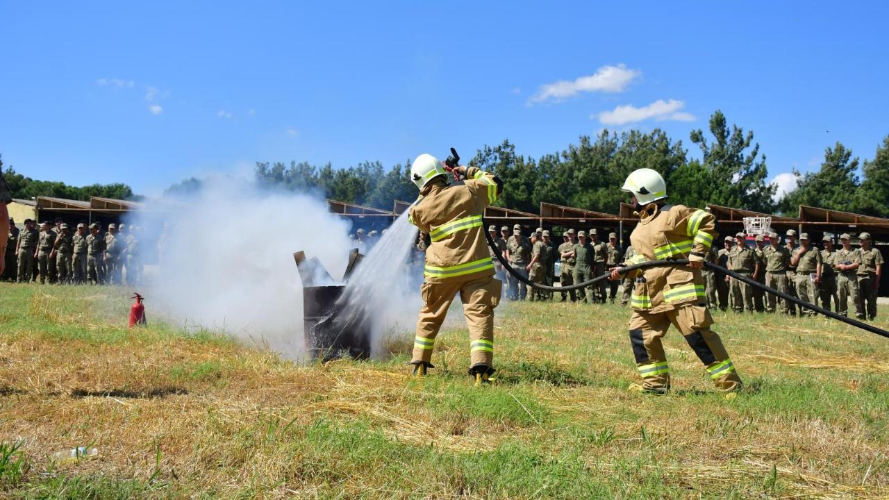 Çanakkale’de Askeri Birlikte Dikkat Çeken Eğitim!