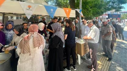 Çan’da aşure buluşması yoğun ilgi gördü