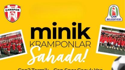 Çan’da Minik Futbolcular Sahaya Çıkıyor: Minik Futbolcular Büyük Sınav Verecek