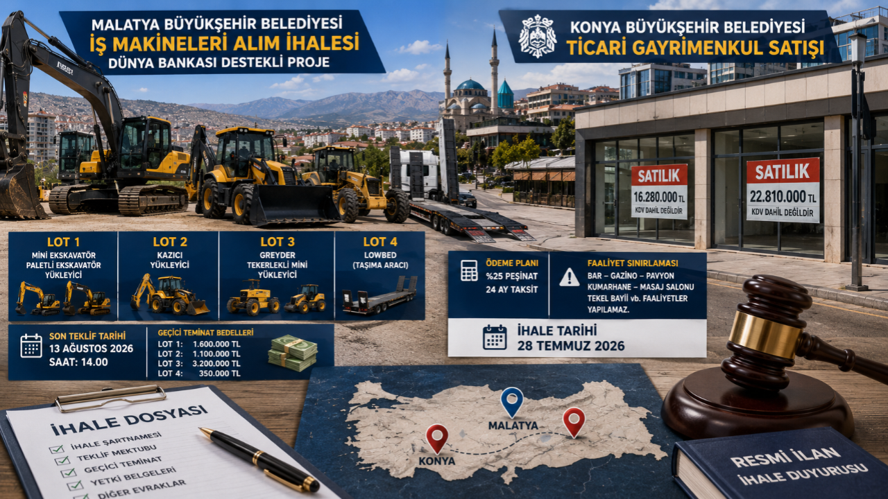 Peş Peşe İhale Duyuruları! Milyonluk Alımlar ve Satışlar Başladı…