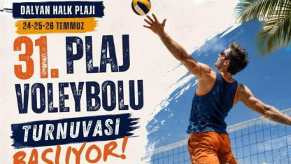 Lapseki'de 31. Plaj Voleybolu Turnuvası İçin Geri Sayım
