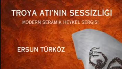 Ersun Türköz'ün "Troya Atı'nın Sessizliği" Sergisi Troya Müzesi'nde